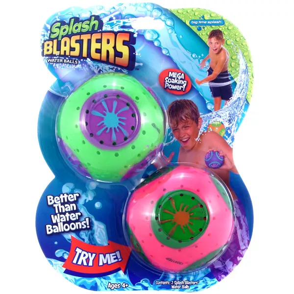Splash Blasters vizes labdák - zöld-rózsaszín