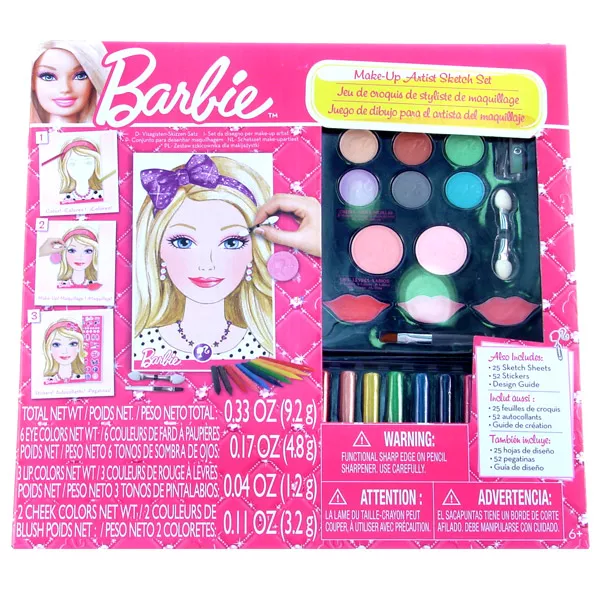 Barbie: Komplet za oblikovanje in izdelavo ličil