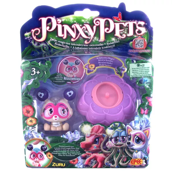 Pinxy Pets - Kizzamiss mosómedve figura