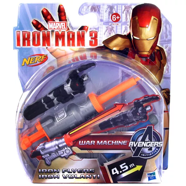 Iron Man 3 - Vasember War Machine kilőhető akciófigura