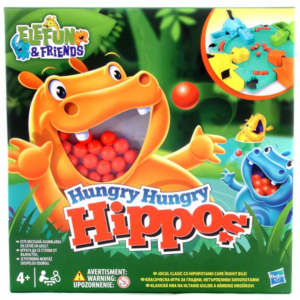 Hungry Hungry Hippos Éhes vízilovak társasjáték