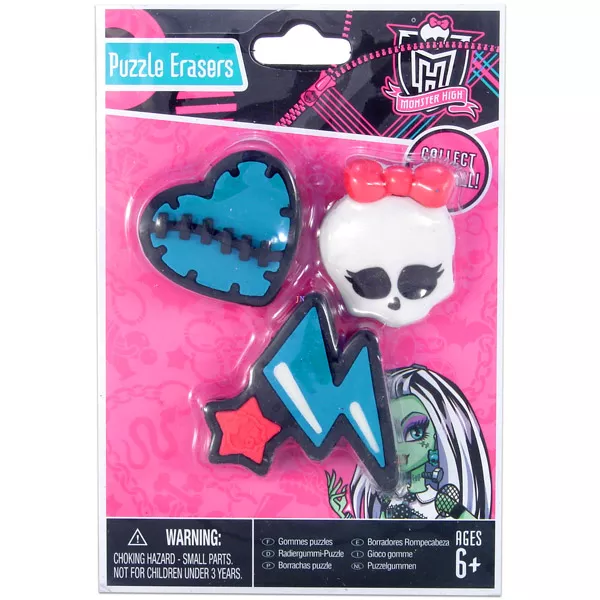 Monster High: Frankie Stein radír készlet