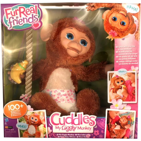 FurReal Friends: Cuddles Giggly, az interaktív majom