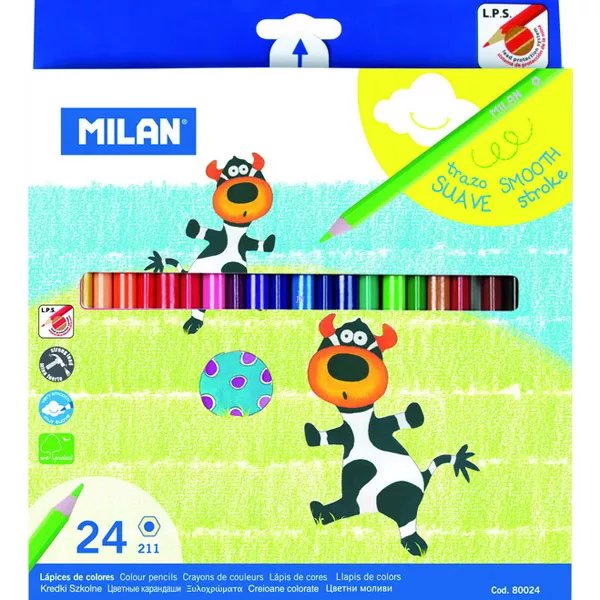 Milan színes ceruza - 24 db