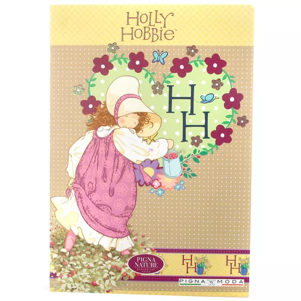 Holly Hobbie: A4-es füzet - négyzetrácsos - drapp
