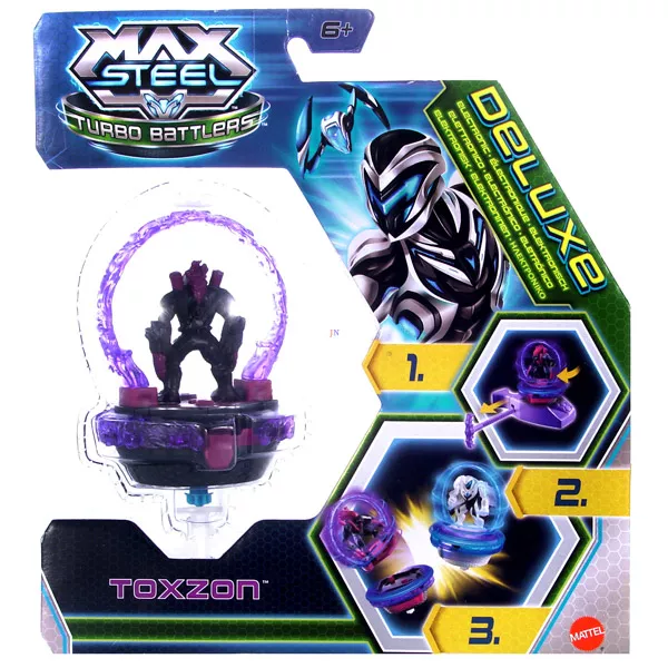 Max Steel: Turbo Battlers elemes pörgettyű - Toxzon