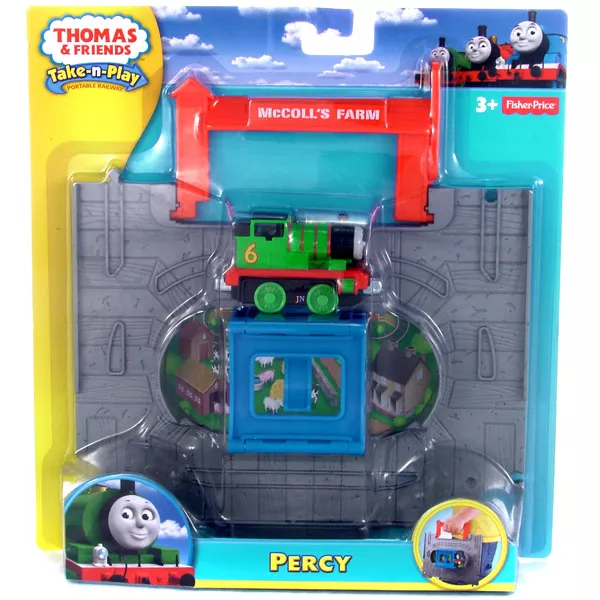 Thomas: Percy a kis zöld gőzmozdony hordozható pályával (TA-TP)