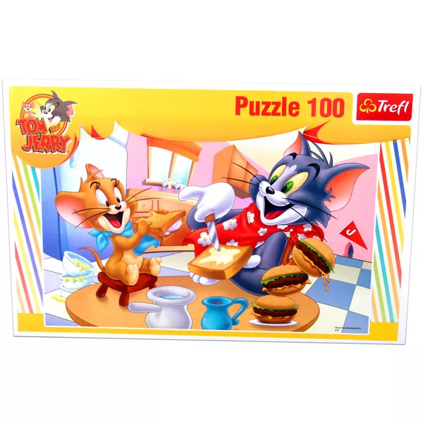 Tom és Jerry: Reggeli 100 db-os puzzle