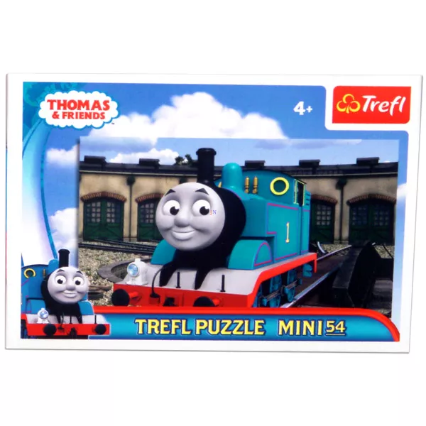 Thomas: Thomas a fűtőháznál - 54 db-os miniatűr puzzle