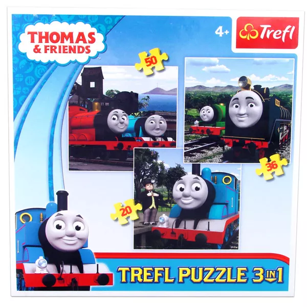 Thomas: Thomas a gőzmozdony 3 az 1-ben puzzle
