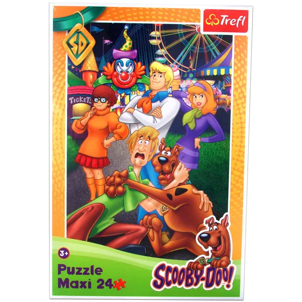 Scooby-Doo: Scooby és a vidámpark - 24 db-os maxi puzzle