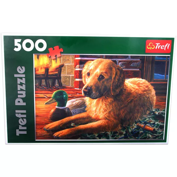 Kutya a kandallónál - 500 db-os puzzle
