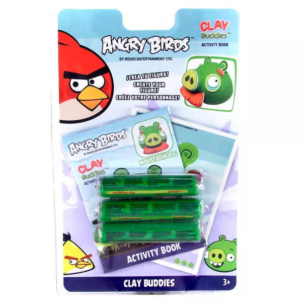 Angry Birds: Gyurma madár készítő szett - malac nagypapa