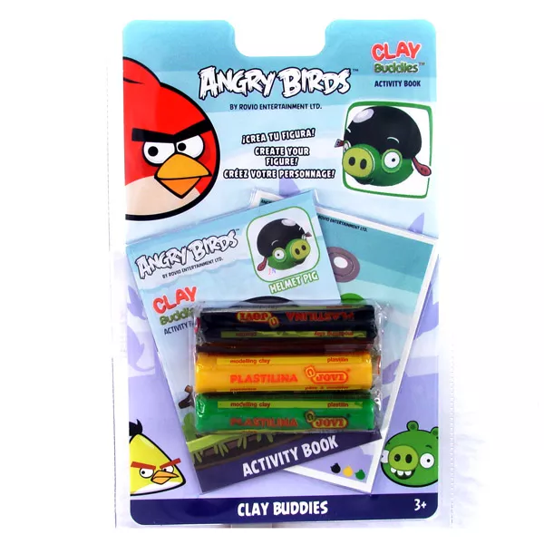 Angry Birds: Gyurma madár készítő szett - malac sisakban