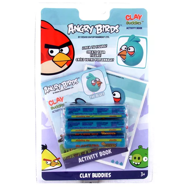 Angry Birds: Gyurma madár készítő szett - kék madár
