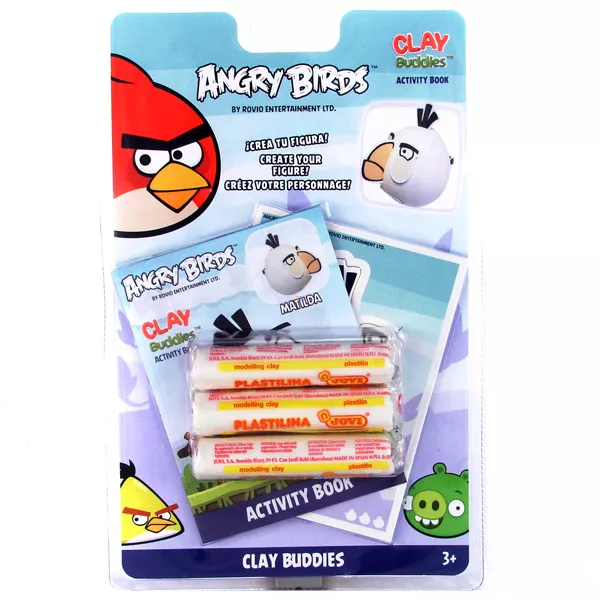 Angry Birds: Gyurma madár készítő szett - fehér madár