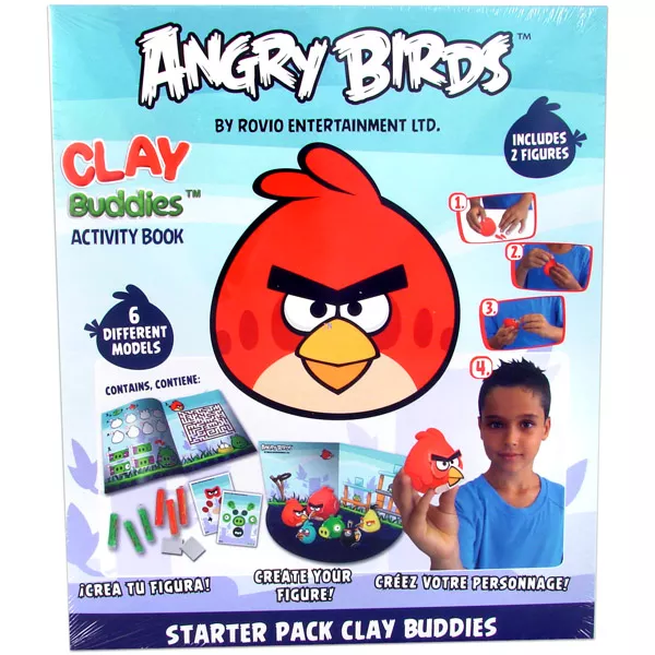 Angry Birds: Gyurma madár kezdő szett - kék és sárga madár