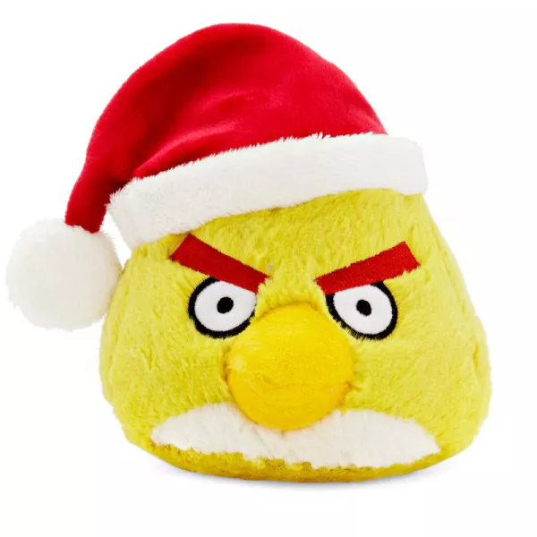 Angry Birds: Sárga madár 20 cm-es karácsonyi plüssfigura hanggal