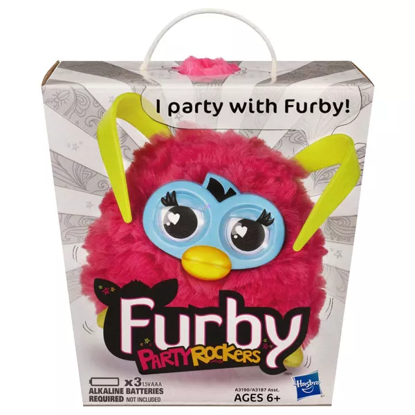 Furby Party Rockers interaktív rózsaszín plüssfigura
