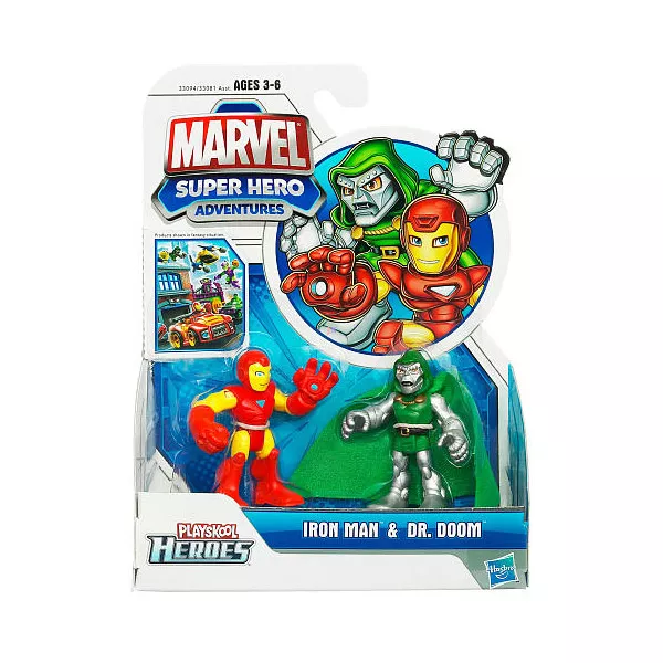Bosszúállók: Mini Iron Man és Doctor Doom akciófigura
