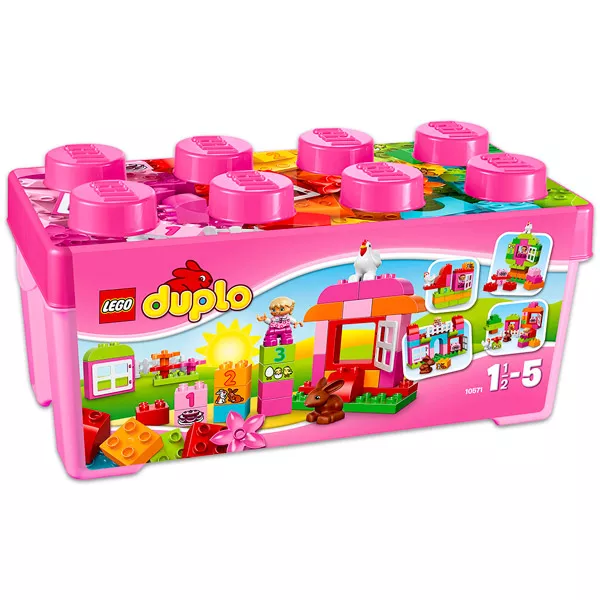 LEGO DUPLO 10571 - DUPLO Minden egy csomagban rózsaszín dobozos játék