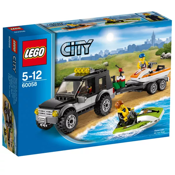 LEGO CITY: Vontató autó és jet-ski 60058