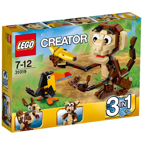 LEGO CREATOR: Erdei állatok 3 az 1-ben 31019