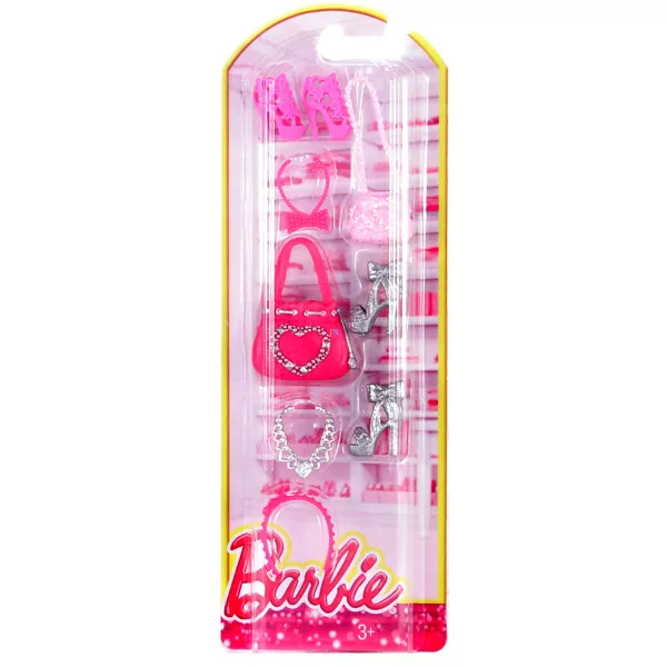 Barbie: Fashionistas 2014 babák - ezüstszínű kiegészítők