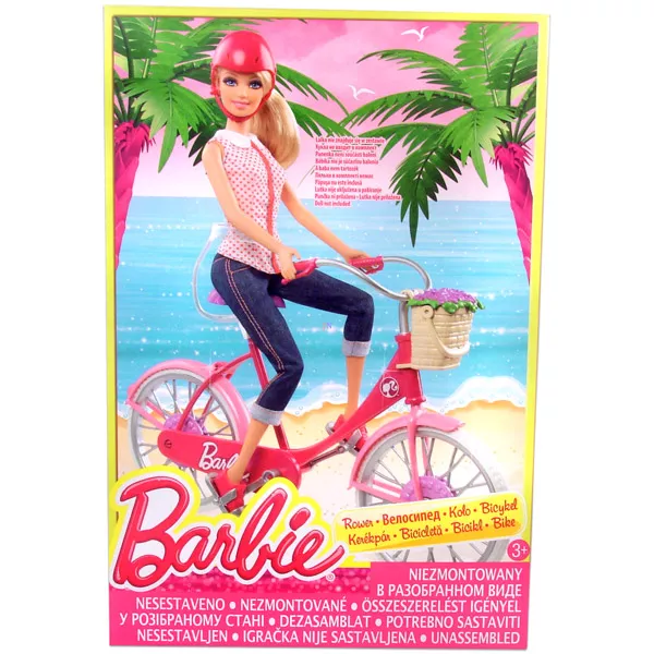 Barbie: Barbie rózsaszín kerékpár
