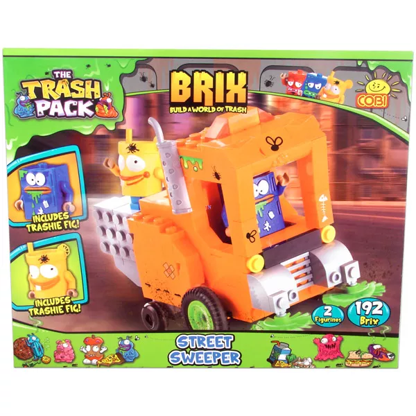 Trash Pack Brix: Utcaseprő autó - 192 db-os készlet