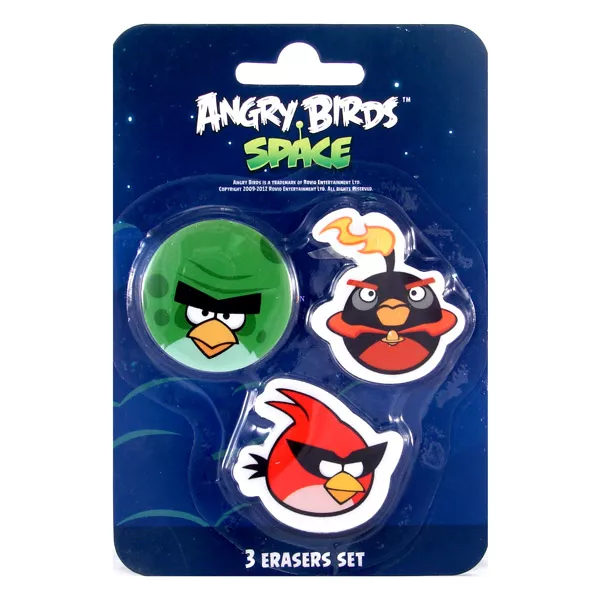 Angry Birds Space: Radír 3 db-os készlet