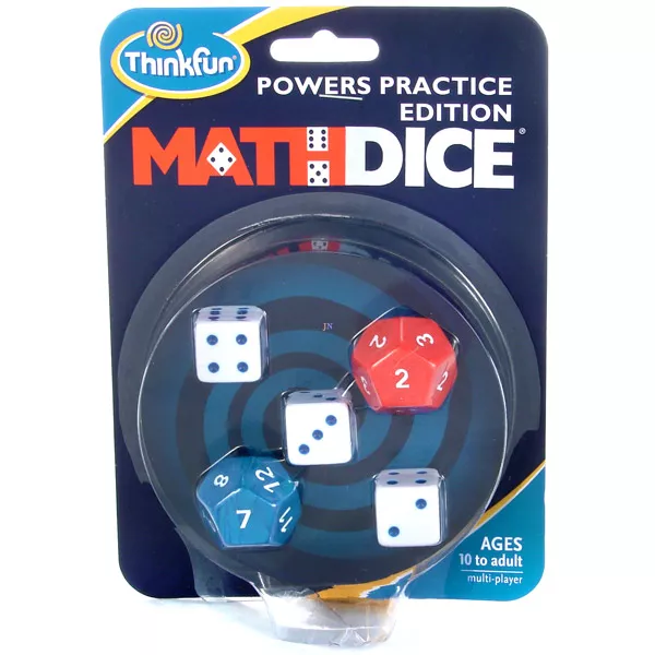 Math Dice - Powers hatványok matekocka társasjáték - CSOMAGOLÁSSÉRÜLT