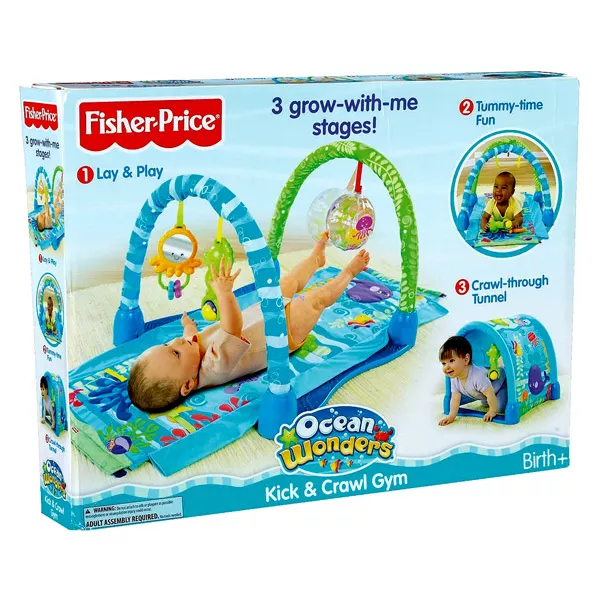 Fisher-Price: Óceános játszószőnyeg és alagút