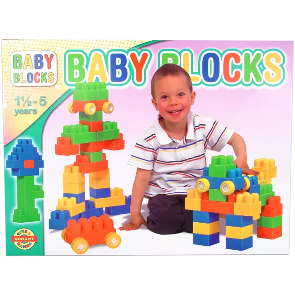 Baby Blocks 24 db-os nagy építőkocka készlet