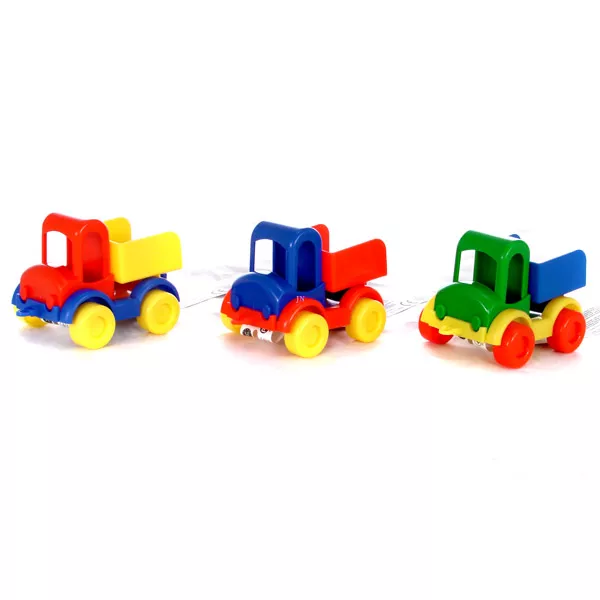 Wader: Kid Cars dömper fiús színekben 11 cm