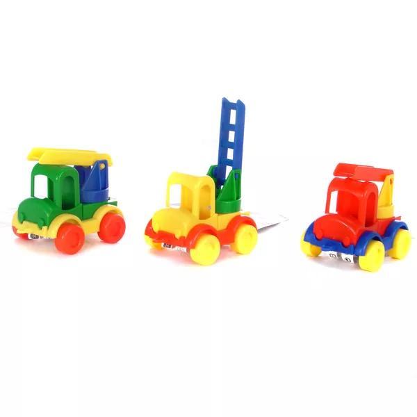 Wader: Kid Cars létrás teherautó fiús színekben 11 cm