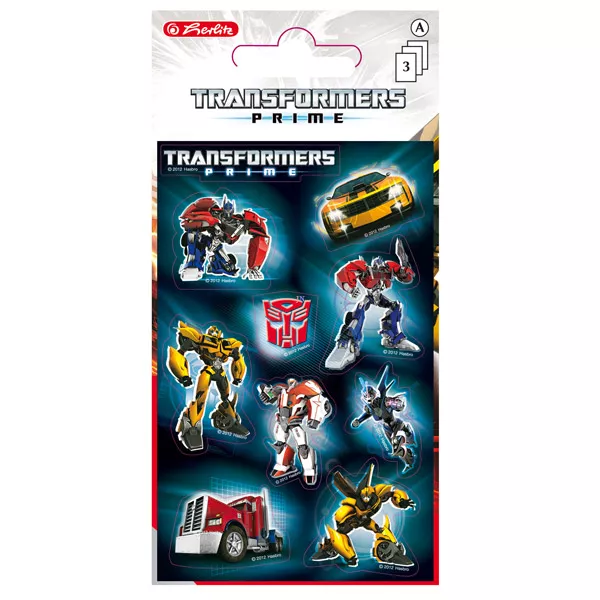 Transformers: Öntapadó matricák - 3 ív