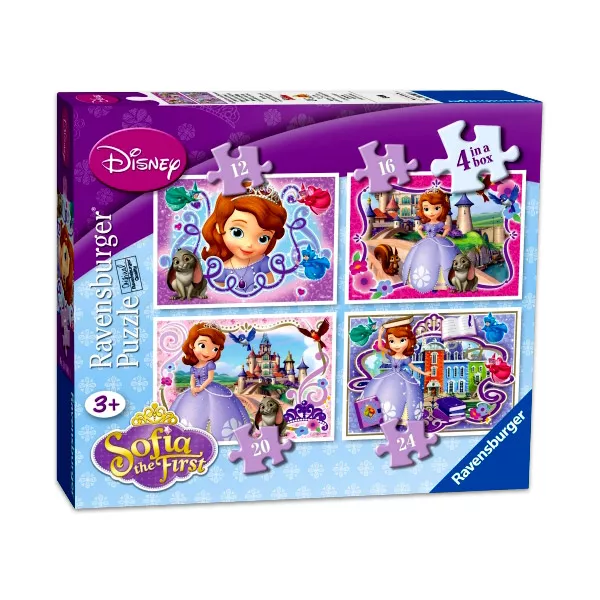 Disney hercegnők: Sofia hercegnő 12-16-20-24 db-os puzzle