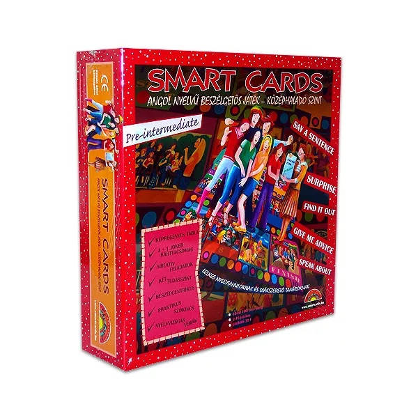Smart Cards - Angol nyelvű beszélgetős játék - középhaladó