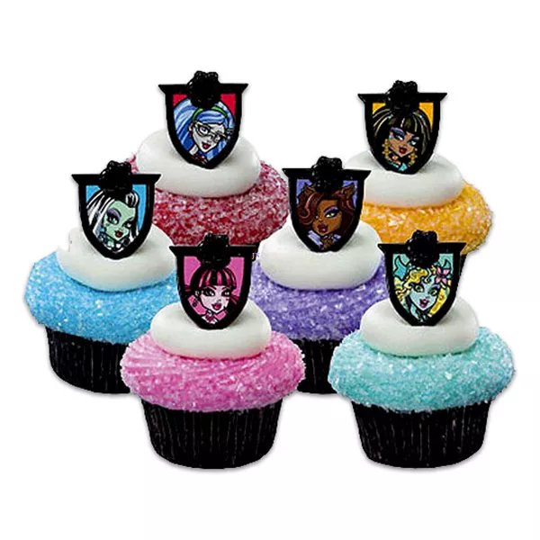 Monster High: Sütemény díszítő gyűrű - 12 db