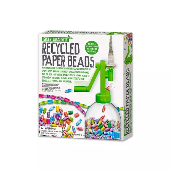 Green Creativity: Mărgele din hârtie reciclată