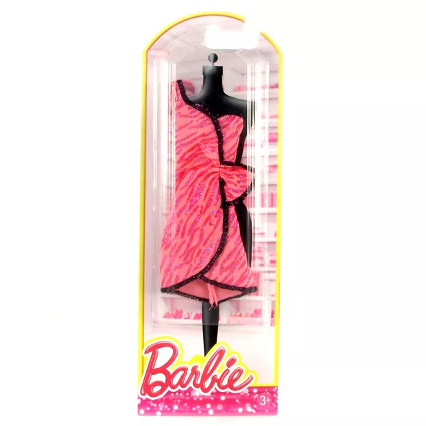 Barbie: Csillámos ruhák - rózsaszín párducmintás ruha