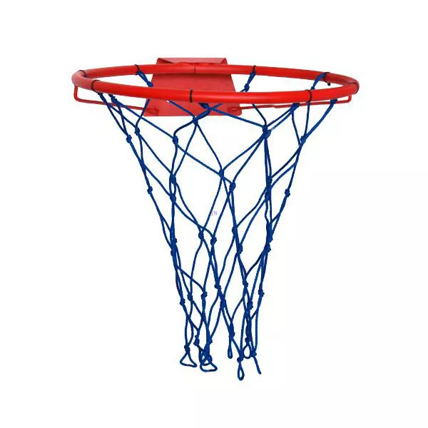 Fém kosárlabda gyűrű hálóval