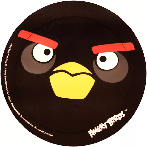 Angry Birds puha fekete frizbi