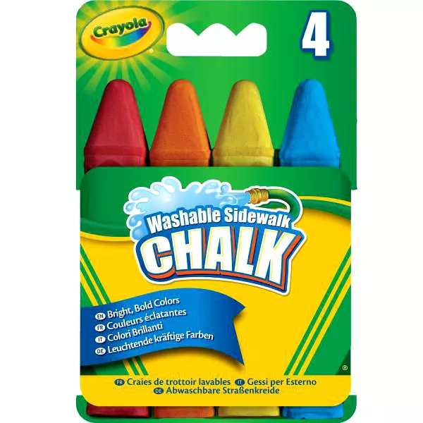 Crayola: Aszfaltkréta 4 db-os készlet