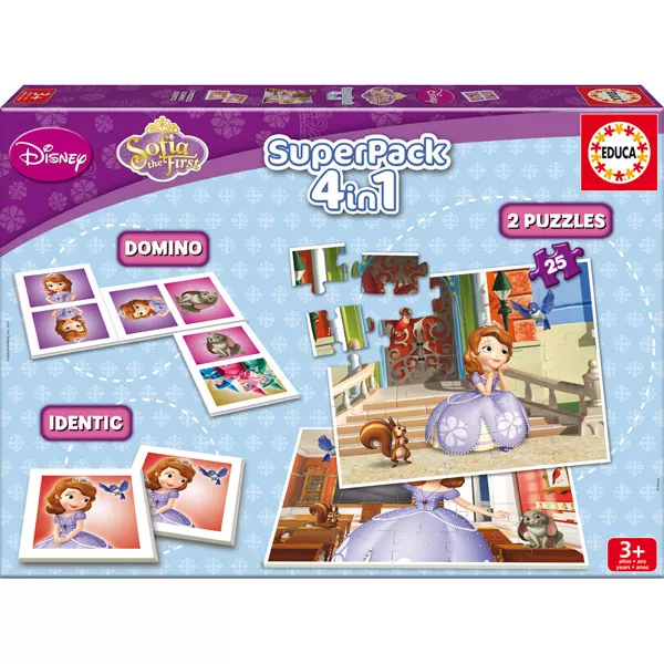 Disney hercegnők: Sofia hercegnő 4 az 1-ben játékgyűjtemény