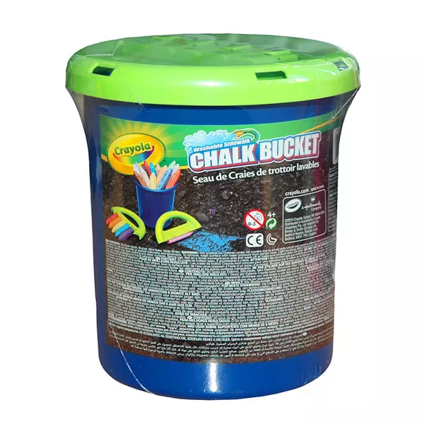 Crayola: Aszfaltkréta 20 db-os készlet kék vödörben