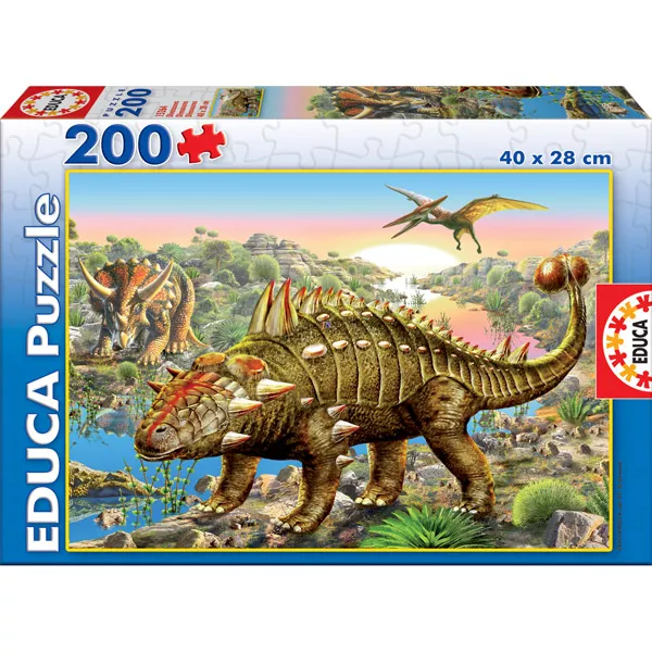 Dinoszauruszok és őslények 200 db-os puzzle