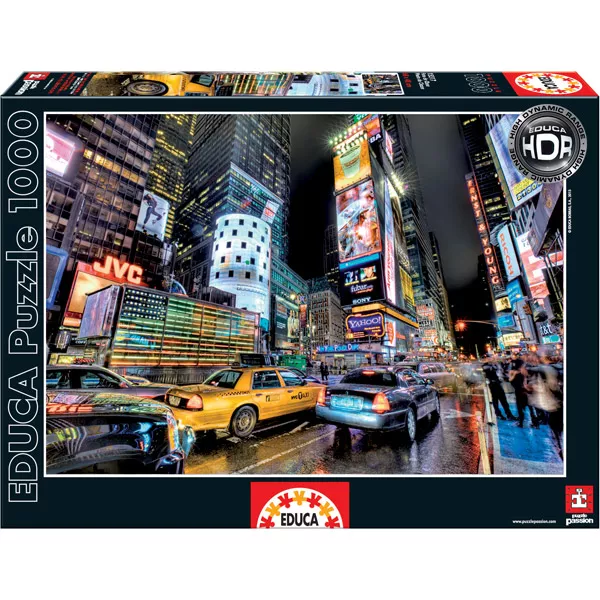A New York-i Times Square 1000 db-os HDR puzzle
