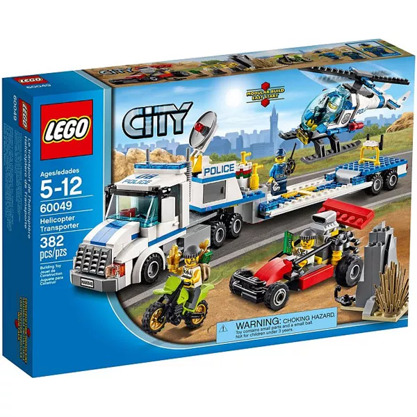 LEGO CITY: Helikopter szállító kamion 60049